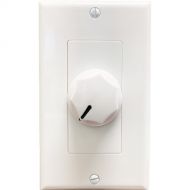 Speco Technologies WAT10DW 10W Wall-Mount Volume Control (White Plate, White Knob)