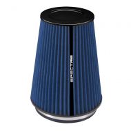 Spectre Performance HPR9881B Universal Clamp-On Air Filter: Round Tapered; 6 in (152 mm) Flange ID; 10.25 in (260 mm) Height; 7.719 in (196 mm) Base; 5.219 in (133 mm) Top