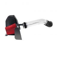 Spectre Performance Air Intake Kit with Washable Air Filter: 2007-2008 Chevy/GMC/Cadillac (Silverado 1500, Suburban, Tahoe, Avalanche, Sierra 1500, Yukon, Escalade) V8, Red Oiled F