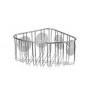 Spectrum Contempo Stainless Steel Suction Corner Basket