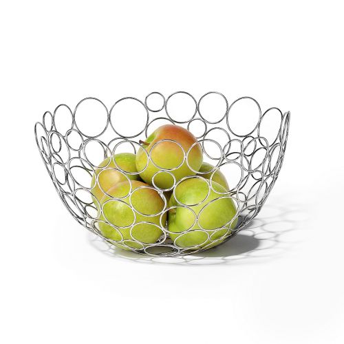 스펙트럼 Spectrum Circle Shapes™ Chrome Fruit Bowl