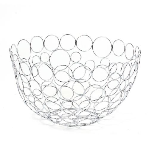 스펙트럼 Spectrum Circle Shapes™ Chrome Fruit Bowl