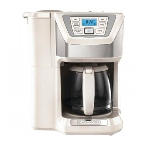 스펙트럼 Spectrum Brands Cm5000wd Black & Decker 12 Cup MillBrew Coffeemaker - White