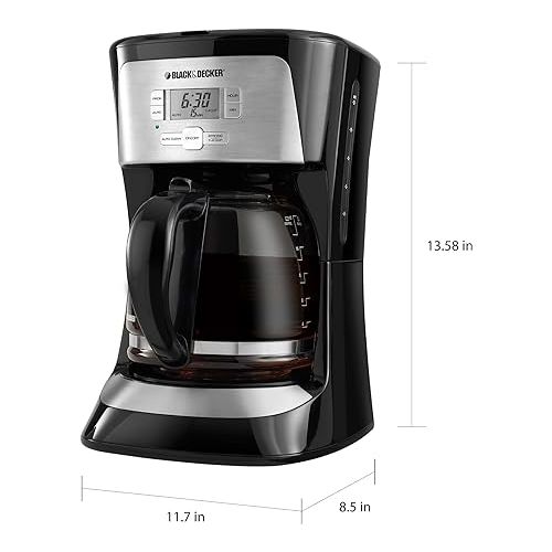 스펙트럼 BLACK+DECKER CM2020B 12-Cup* Programmable Coffeemaker, Black