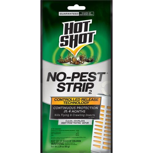 스펙트럼 [아마존베스트]Spectrum Hot Shot No-Pest Strip 2, Controlled Release Technology Kills Flying and Crawling Insects 2.29 Ounce