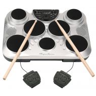 Spectrum AIL 602 7-Pad Digital Drum Set with Adjustable Stand, Pedals, Sticks and AC Adapter