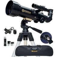 SpectrumOI Telescope for Kids, Telescope for Adults Astronomy Gifts, Telescopio Professional - Premium Refractor Telescope for Astronomical Exploration with Fully Coated Glass Optics