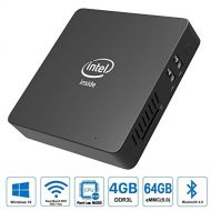 Speed Mini PC 4GB/64GB Intel Apollo Lake Pentium N4200 Processor (2M Cache, up to 2.5 GHz) 1000Mbps LAN HD 2.4/5.8G WiFi Bluetooth 4.0 Support Windows 10 Pro with HDMI Outputs/Windows 10