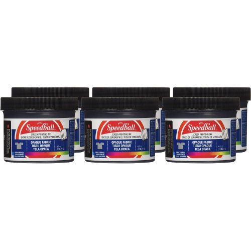  Speedball Opaque Fabric Screen Printing Ink Starter Set