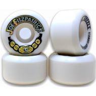 Speedlab Wheels Joe Fitzpatrick Pro White Skateboard Wheels - 54mm 100a (Set of 4)