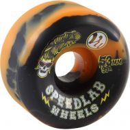 Speedlab Wheels Beehive Orange/Black Swirl Skateboard Wheels - 53mm 99a (Set of 4)