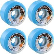 Speedlab Wheels Amelia Brodka Pro Blue/White Swirl Skateboard Wheels - 57mm 101a (Set of 4)