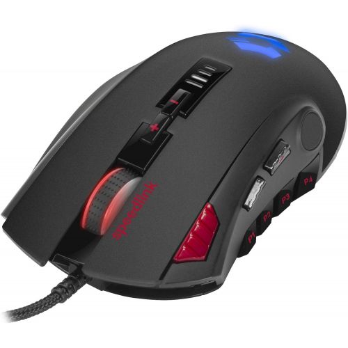  SPEEDLINK TARIOS RGB Gaming Mouse, 12 Buttons + 24,000dpi Sensor