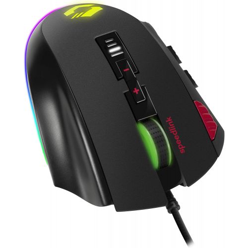  SPEEDLINK TARIOS RGB Gaming Mouse, 12 Buttons + 24,000dpi Sensor