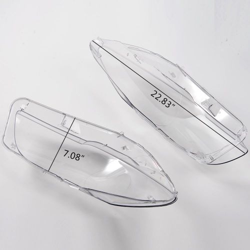  Speedmotor For 2010-2015 BMW F10 F18 520 523 525 535 530 Left And Right Headlight Headlamp Lense Clear Lens Plastic Shell Cover 2011 2012 2013 2014