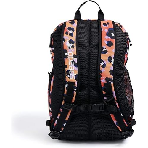 스피도 Speedo Teamster 2.0 Rucksack 35L Backpack, Adults Unisex, Printed Leopard