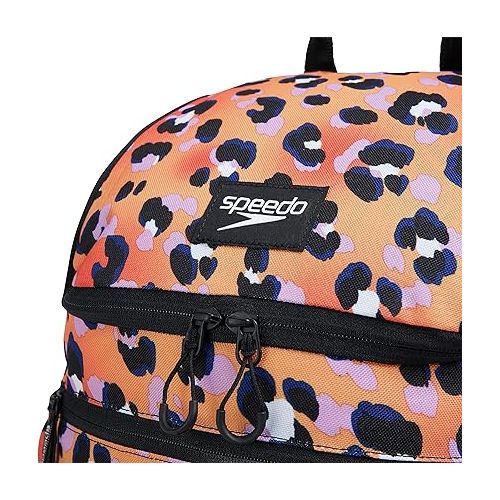 스피도 Speedo Teamster 2.0 Rucksack 35L Backpack, Adults Unisex, Printed Leopard