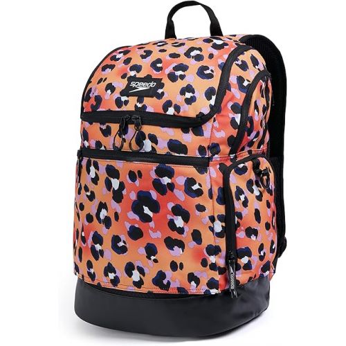 스피도 Speedo Teamster 2.0 Rucksack 35L Backpack, Adults Unisex, Printed Leopard