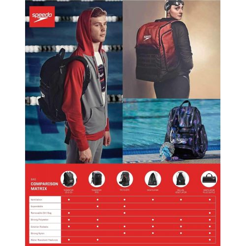 스피도 [아마존 핫딜]  [아마존핫딜]Speedo Large Teamster Backpack, 35-Liter