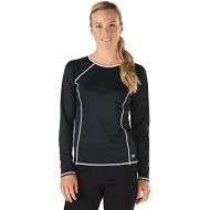 [아마존베스트]Speedo Womens Swim Tee, Black, Small