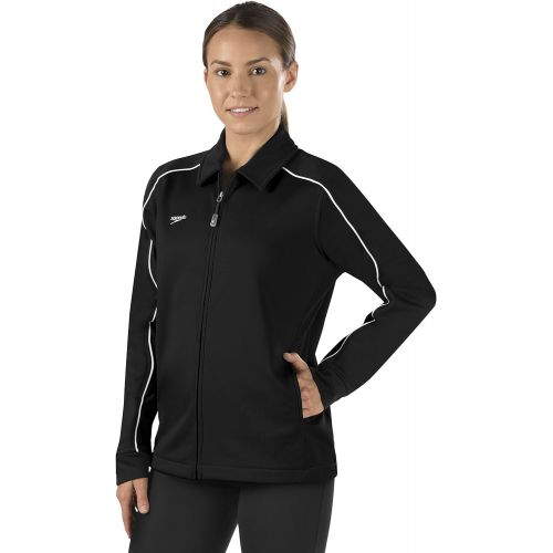 스피도 Speedo Womens Jacket Full Zip Collard Streamline Team Warm Up