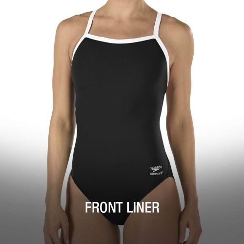 스피도 Speedo Womens Swimsuit One Piece Endurance+ Flyback Block Adult Team Colors