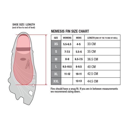 스피도 Speedo Nemesis Swim Fin