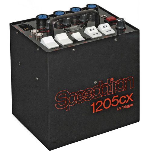  Speedotron 1205CX 2 CC Head Air Travel Kit - Includes: 1205CX - 1200 W/S Power Pack, 2-202VF Color Corrected Flash Heads, Umbrellas, Sync Cord, Stands, 3-Section Air Case