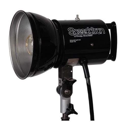  Speedotron Black Line 102CC - 2400 WS Lamphead with 5500 deg.K color-corrected flash tube and 7 umbrella reflector