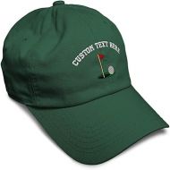 Soft Baseball Cap Golf Ball on Green Olympics Sports Event Dad Hats for Men & Women