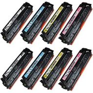 SpeedyToner SPEEDY TONER Remanufactured Toner Cartridges Replacement for HP 125A for Laserjet CP1215, CP1515, CP1518, CM1312 Set of 8 (CMYK)