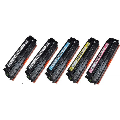  SpeedyToner SpeedyToner Remanufactured Toner Cartridge Replacement for HP HP COLOR LASERJET CP1215 YELLOW TONER CARTRIDGE ( Black,Cyan,Magenta,Yellow , 5-Pack )