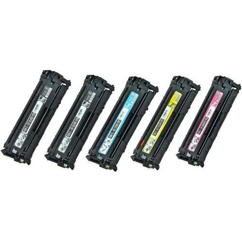 캐논 SpeedyToner SPEEDY TONER Canon 131 Remanufactured Laser Toner Cartridges Replacement use for Canon MF8280cw, LBP-7110cw Set of 5 (2 Black) Toner