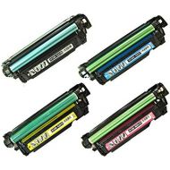 SpeedyToner Speedy Toner HP 507A Remanufactured Toners Cartridges Replacement for Laserjet 500, M551 Printer Series - Set of 4, BlackCyanMagentaYellow