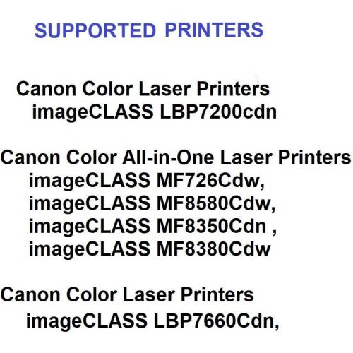  SpeedyToner SPEEDY TONER CANON 118-8 Remanufactured Toner Cartridges Replacement Canon 118 and imageCLASS LBP7200cdn and MF8350Cdn, Set of 8