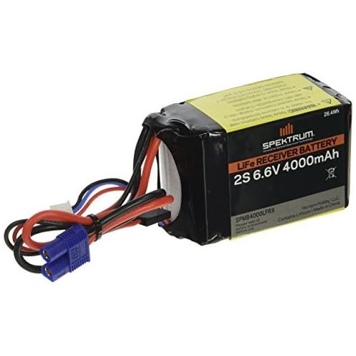  Spektrum 4000mAh 2S 6.6V Li-Fe Receiver Battery