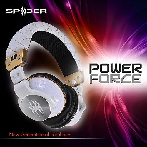  Spider E-HEPH-WH01 PowerForce Headphones White