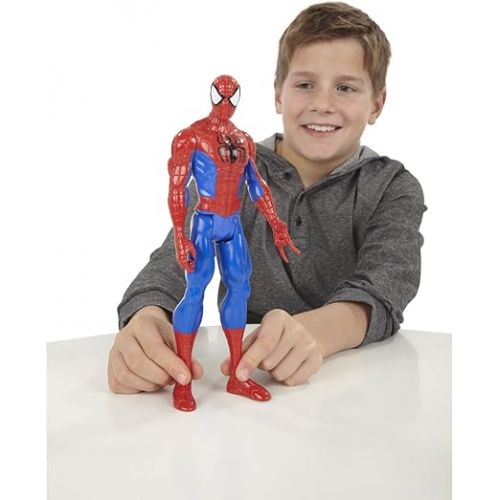  Hasbro Marvel Ultimate Spider-man Titan Hero Series Spider-man Figure, 12-Inch