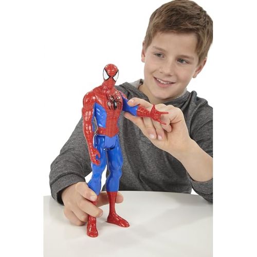  Hasbro Marvel Ultimate Spider-man Titan Hero Series Spider-man Figure, 12-Inch