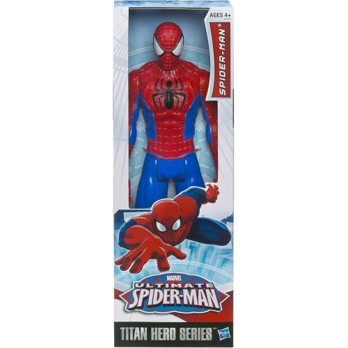  Hasbro Marvel Ultimate Spider-man Titan Hero Series Spider-man Figure, 12-Inch