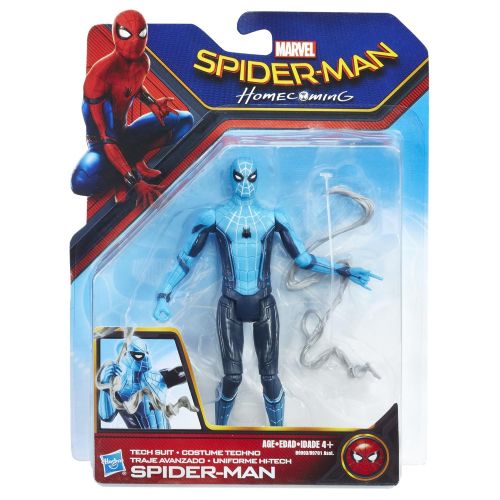  Spider-Man: Homecoming Tech Suit Spider-Man Figure, 6-inch