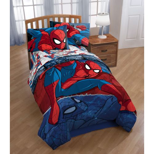  Spider-Man Marvel Spiderman Burst Microfiber Twin Reversible Comforter