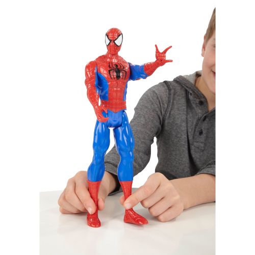  Spider-Man Marvel Ultimate Spider-man Titan Hero Series Spider-man Figure, 12-Inch