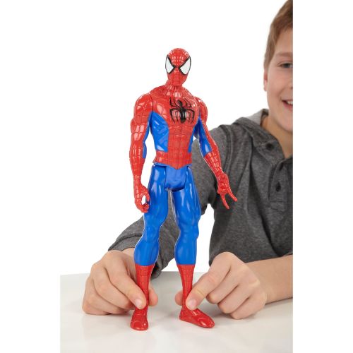  Spider-Man Marvel Ultimate Spider-man Titan Hero Series Spider-man Figure, 12-Inch