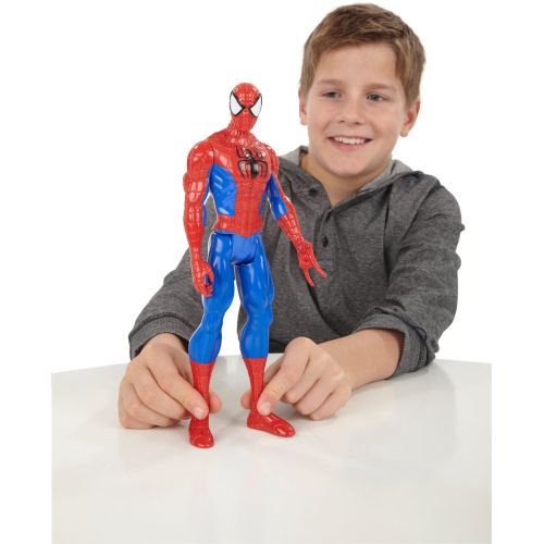  Spider-Man Marvel Ultimate Spider-man Titan Hero Series Spider-man Figure, 12-Inch