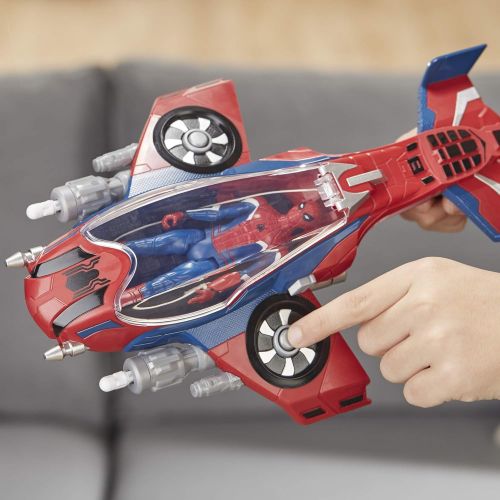 [아마존핫딜][아마존 핫딜] Spider-Man: Far from Home Spider-Jet with  Vehicle Toy & 6-Scale Action Figure
