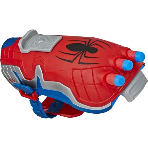  Spider-Man NERF Power Moves Marvel Web Blast Web Shooter NERF Dart-Launching Toy for Kids Roleplay, Toys for Kids Ages 5 and Up