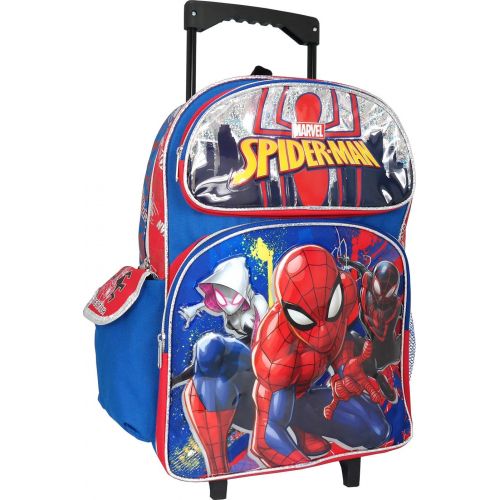  Spiderman Large 16 inches Rolling Backpack