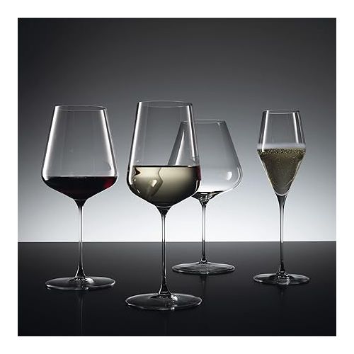  Spiegelau Definition Burgundy Wine Glasses Set of 2 - European-Made Crystal, Dishwasher Safe - 34 Ounces