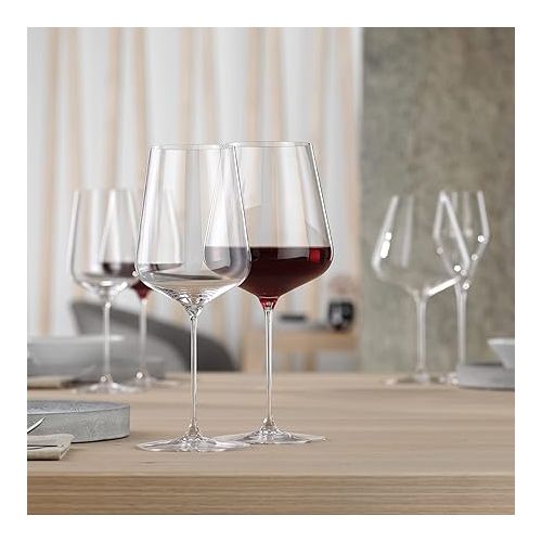  Spiegelau Definition Burgundy Wine Glasses Set of 2 - European-Made Crystal, Dishwasher Safe - 34 Ounces